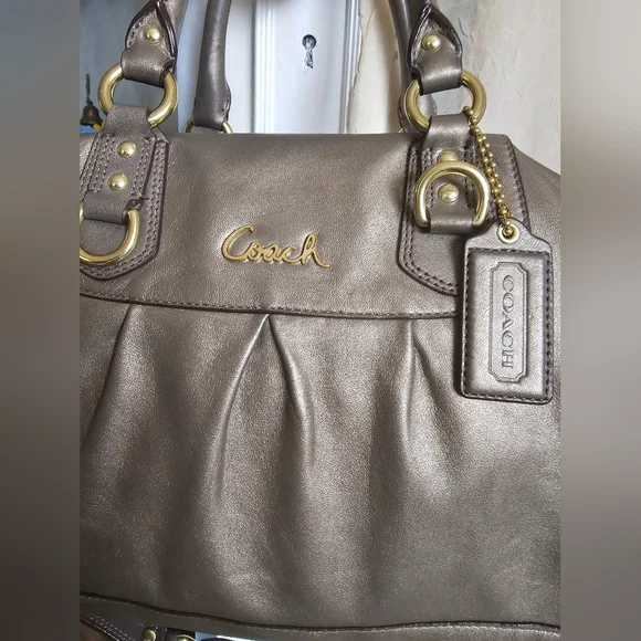 Coach Leather Satchel - Picture 5 of 16